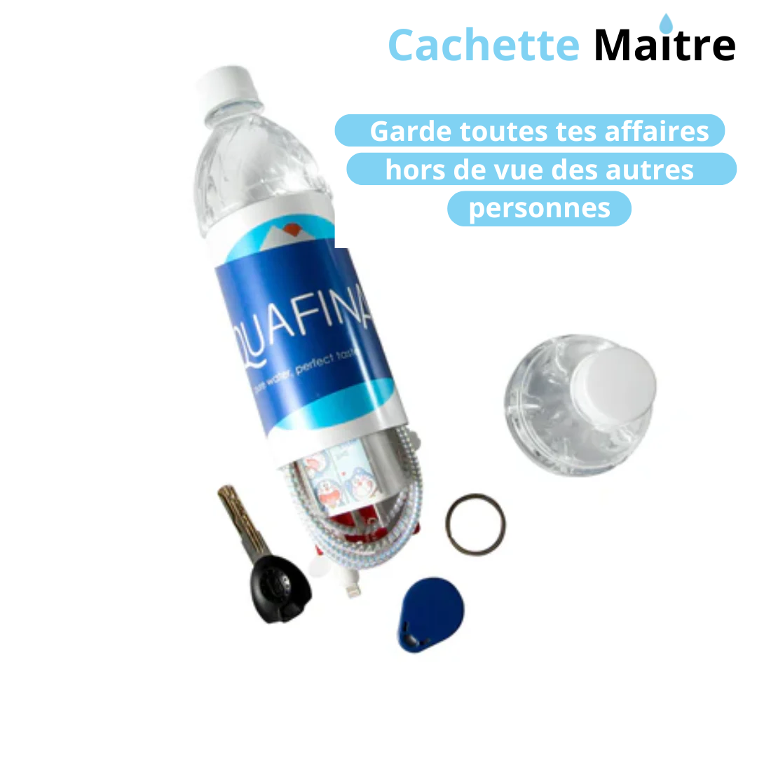 Bouteille secrète pour objets personnels