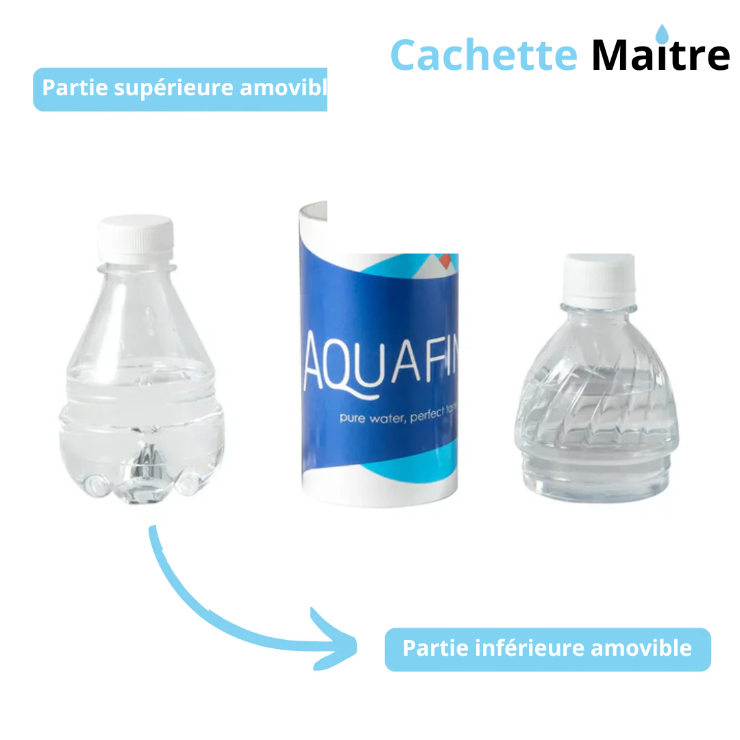 Bouteille secrète pour objets personnels