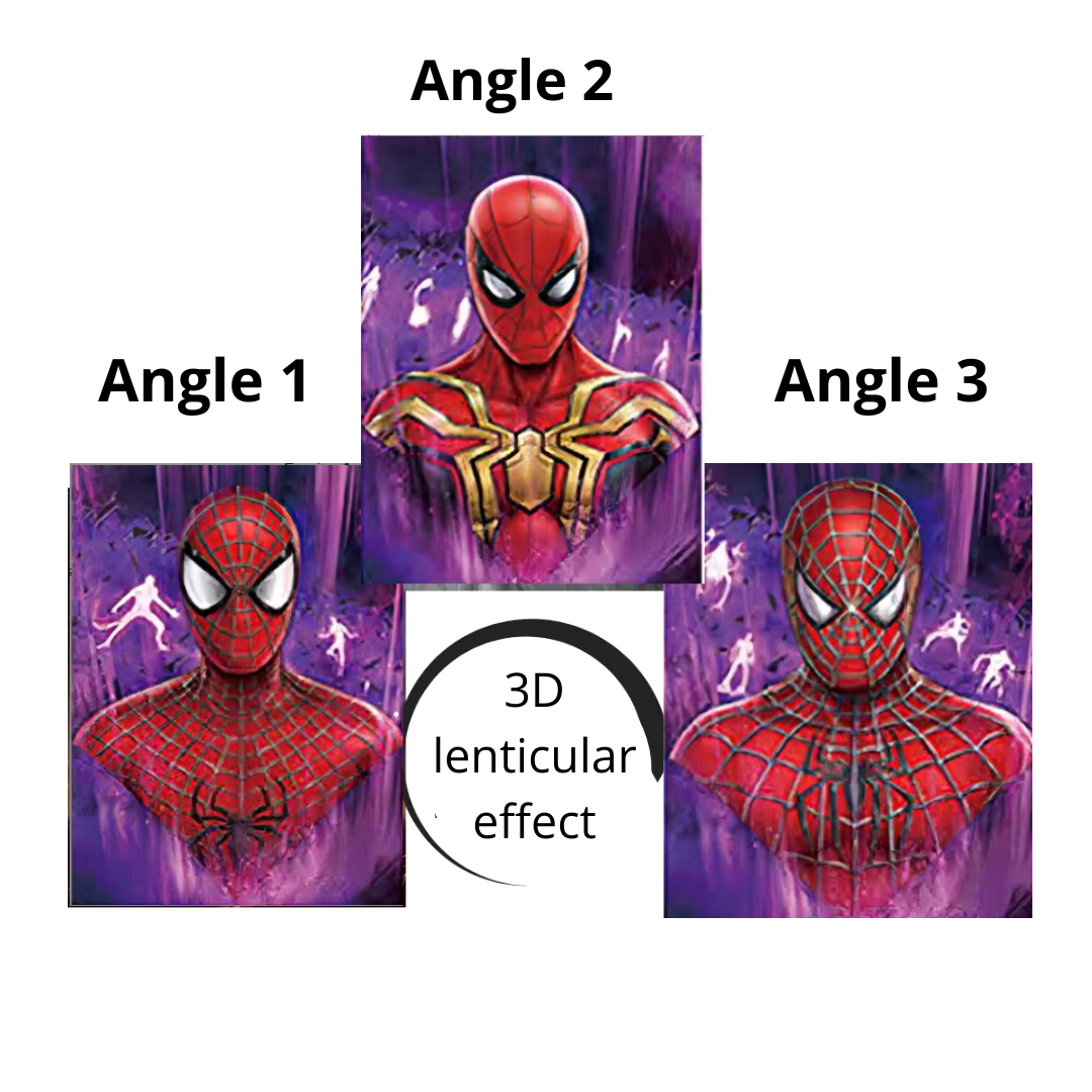 3D Lenticular Heroes Poster