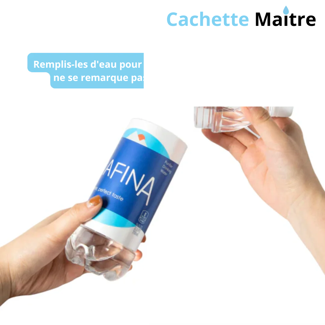 Bouteille secrète pour objets personnels