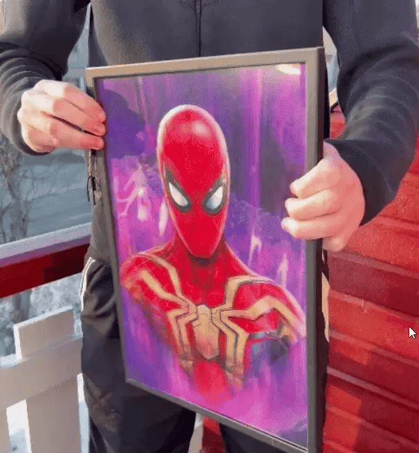 3D Lenticular Heroes Poster